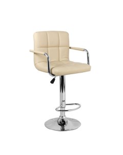 Барный стул Kruger arm WX 2318C cream хром кремовый Империя стульев