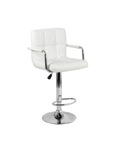 Барный стул Kruger arm WX 2318C white хром белый Империя стульев