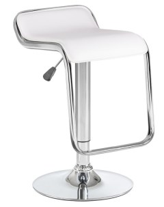 Барный стул CRACK LM 3021 white хром белый Империя стульев