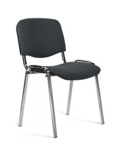 Стул UP_EChair Rio ИЗО хром ткань серая С73 Easy chair