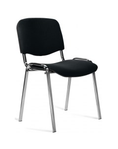 Стул UP_EChair Rio ИЗО хром ткань черная С 11 Easy chair
