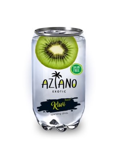 Напиток Kiwi 0 350л Упаковка 24 шт Aziano