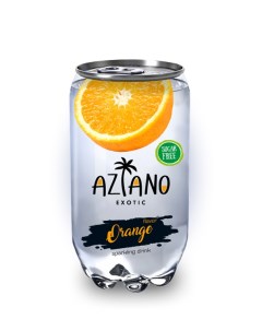 Напиток Orange 0 350л Упаковка 24 шт Aziano