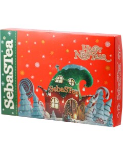 Чай ассорти Christmas Hut Ассорти 1 в пакетиках 1 7 г х 40 шт Sebastea