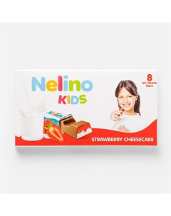 Шоколад молочный с клубнично чизкейковым наполнителем 100 г Nelino kids