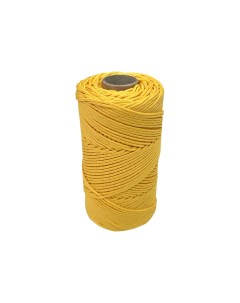 Полипропиленовый плетеный шнур truEnergy желтый 100 м 12393 Профоснастка