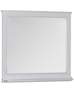 Зеркало Валенса 110 белый краколет серебро Aquanet