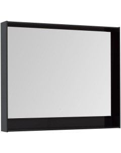 Зеркало Милан 100 LED черный глянец Aquanet
