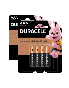 Батарейка Basic AAA LR03 4шт Duracell