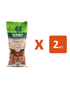 Лакомство для собак Tit Bit Biscotti печенье с рубцом говяжьим 2 шт по 350 г Titbit