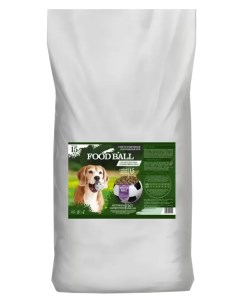 Сухой корм для собак мясной микс для средних и малых пород 15 кг Food ball