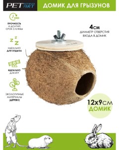 Домик для мышей Coco Home из кокосовый скорлупы S Petstandart