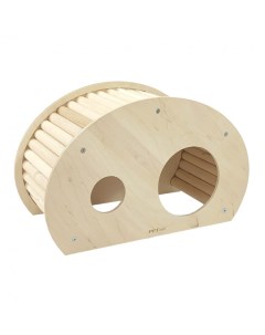 Домик для грызунов Slide деревянный 28х17х20 см Petstandart