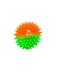 Игрушка для собак ZIVER Мячик с шипами зелено оранжевый 7 см Petstandart