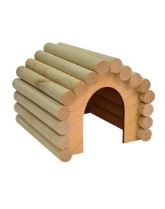 Домик для грызунов Classic деревянный 11х11x12 см Petstandart
