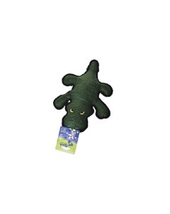 Игрушка для cобак Крокодил с пищалкой зеленый полиэстер 22 5 x 36 см Pet star