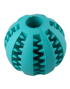 Игрушка для собак Мячик для снеков голубой 7 см Petstandart