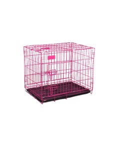 Клетка для собак 70х50х60 см розовая Пижон
