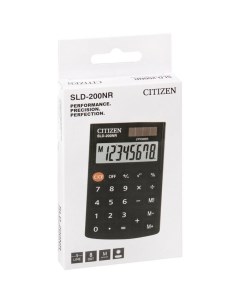 Калькулятор SLD 200NR черный Citizen