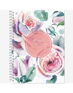 Скетчбук SKETCHBOOK Флора А5 60 л офсет Полином