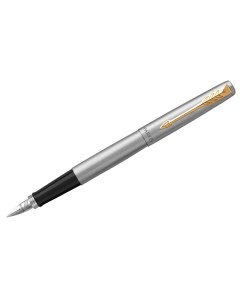 Перьевая ручка Jotter Stainless Steel GT 10мм подар уп Parker