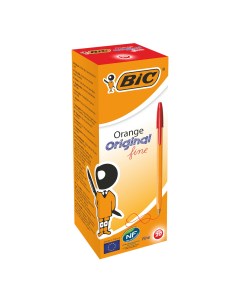 Ручка шариковая Orange Fin красная Bic