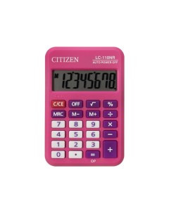Калькулятор LC 110NRPK розовый Citizen