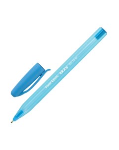 Шариковая ручка Inkjoy 100 1 0 с колпачком голубая Paper mate