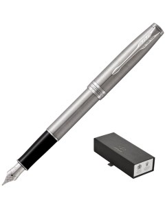 Перьевая ручка Sonnet Core Core Stainless Steel CT палладиевые детали черная Parker