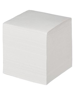 Блок кубик для записей запасной 90x90x90мм белый 18шт Attache