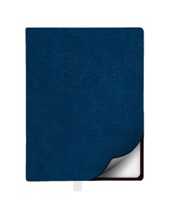 Ежедневник недатированный А6 Sigma Flex 128 листов обложка кожзам синий Lamark