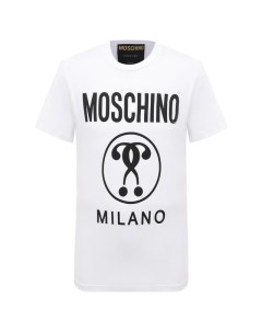 Хлопковая футболка Moschino