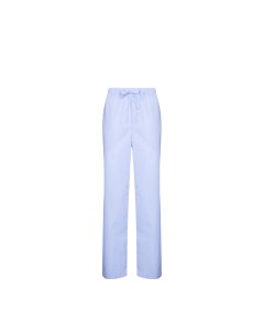 Poplin Pyjamas Pants Shirt Blue XS Tekla