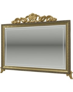 Зеркало Версаль ГВ 06К с короной цвет орех тайский Мэри