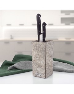 Подставка для кухонных ножей универсальная Everyday мрамор серый Composeeat