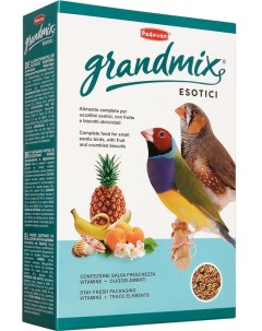 Сухой корм для экзотических птиц Grandmix Esotici комплексный 1 кг Padovan
