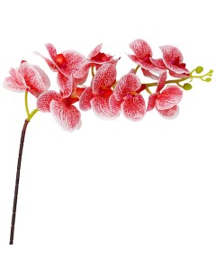 Растение искусственное Орхидея Тигровая 90 см красно белый Нет марки