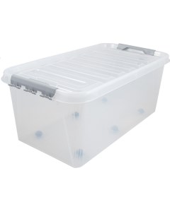 Ящик для хранения Комфорт 72 х 39 х 29 5 см 55 л на колесах пластик Полимербыт