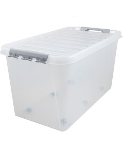 Ящик для хранения Комфорт 72 х 39 х 37 5см 70 л на колесах пластик Полимербыт