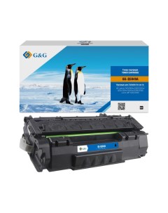 Картридж GG Q5949A лазерный черный 2500стр для HP LJ 1160 1320 3390 3392 G&g