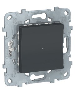 Светорегулятор NU551554 LED Wiser нажимной универсальный 7 200Вт антрацит Schneider electric
