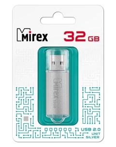 Накопитель USB 2 0 32GB UNIT 13600 FMUUSI32 серебро ecopack Mirex