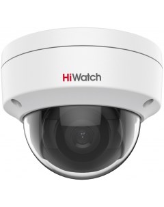 Видеокамера IP DS I402 D 4 MM 4Мп уличная купольная IP камера с EXIR подсветкой до 30м Hiwatch
