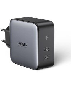 Зарядное устройство сетевое CD254 50327_ 100W 2 USB Type C черное Ugreen