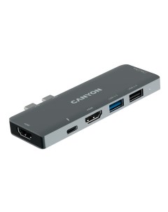 Хаб USB 7 в 1 USB C Power Delivery CNS TDS05B Canyon
