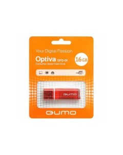 Флешка 16Gb QM16GUD OP1 red USB 2 0 красный Qumo