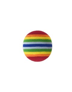 Игрушка для кошек Rainbow Радужный мячик 4см Foxie