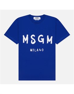 Женская футболка Brush Stroke Logo Msgm