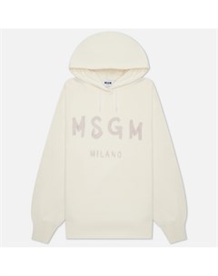 Женская толстовка Brush Stroke Logo Hoodie Msgm