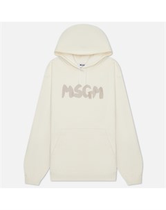 Женская толстовка New Logo Brush Hoodie Msgm